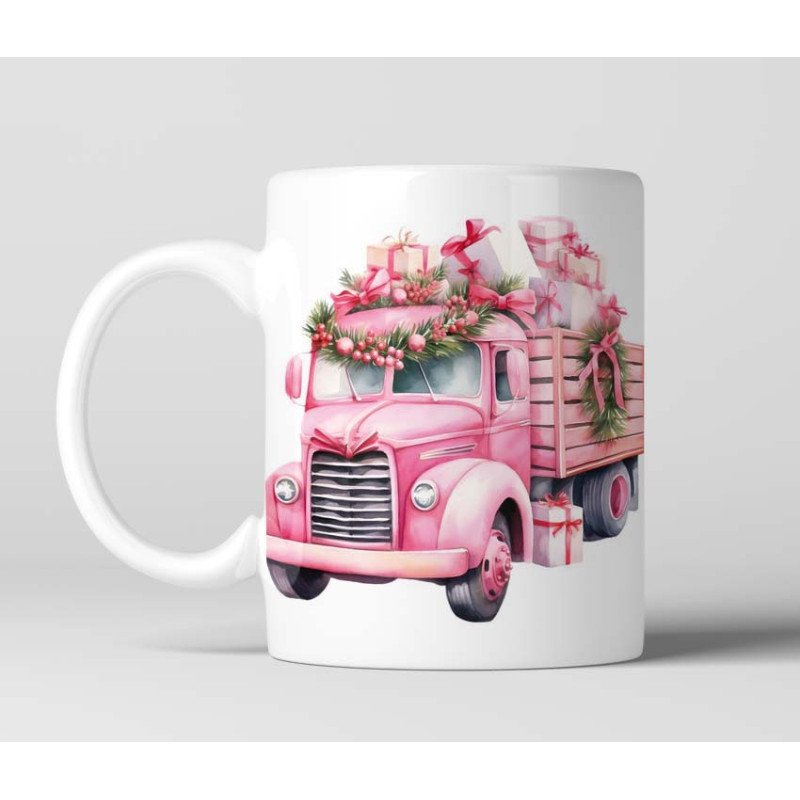 Kubek Różowa ciężarówka